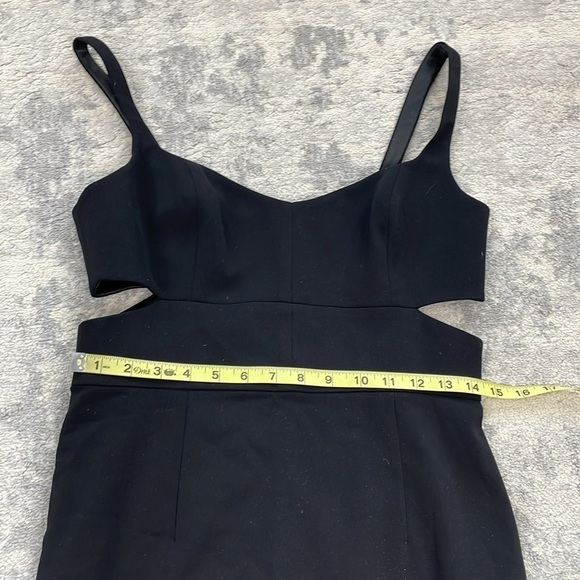 NWT Jay Godfrey Lauda Side Cut Out Black Mini Dress LBD Sheath Sz 8 - Picture 7 of 11